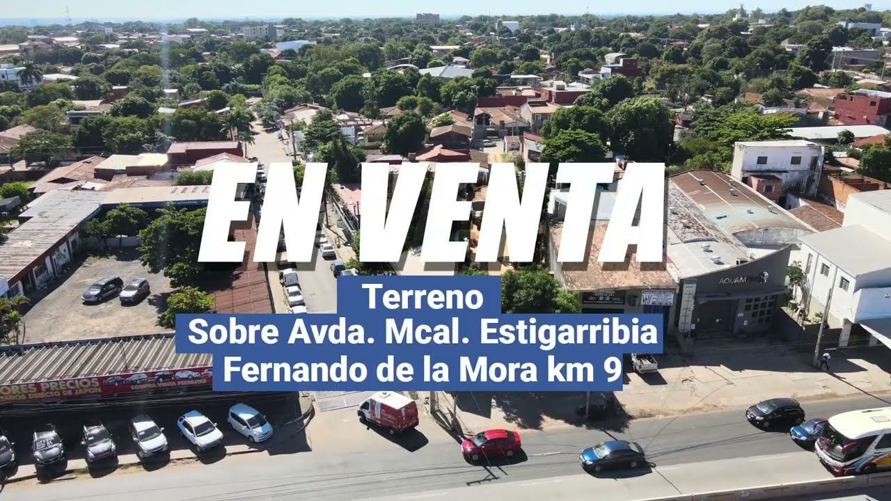 TERRENO DE 1.050 M2 EN FERNANDO DE LA MORA SOBRE RUTA MCAL. ESTIGARRIBIA - PARAGUAY - 295.000 USD.