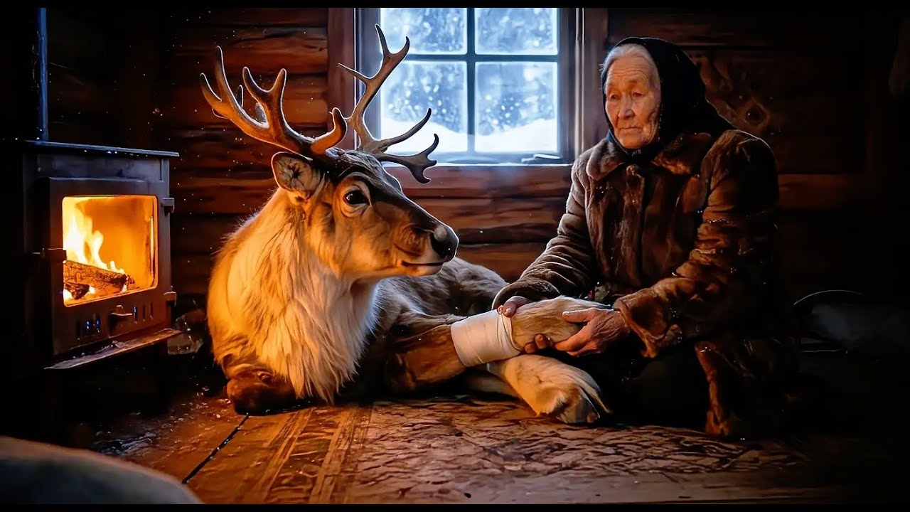 How 90 year old woman saves a ferocious Reindeer during a deadly storm –71°C Siberia