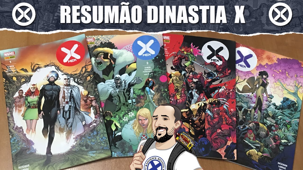 Resumão Dinastia X / Potências de X Jonathan Hickman - História Completa X-MEN 1 a 4 Panini