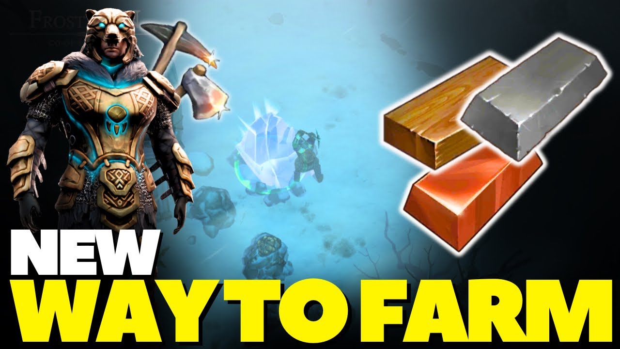 NEW BEST WAY! TO FARM THE WINTER ZONEs in Frostborn