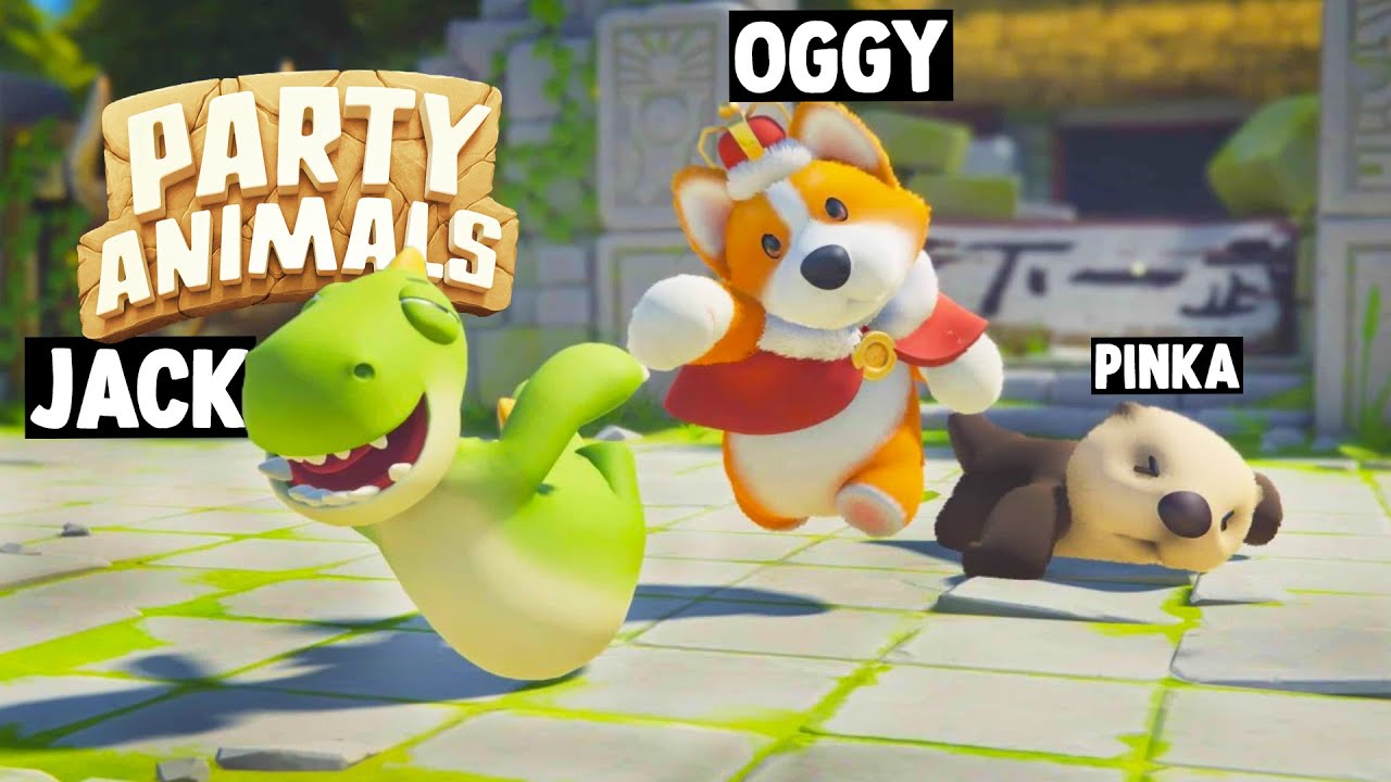 👶OGGY FIGHTING Crazy FRIENDS! - (PARTY ANIMAL ft.Oggy)