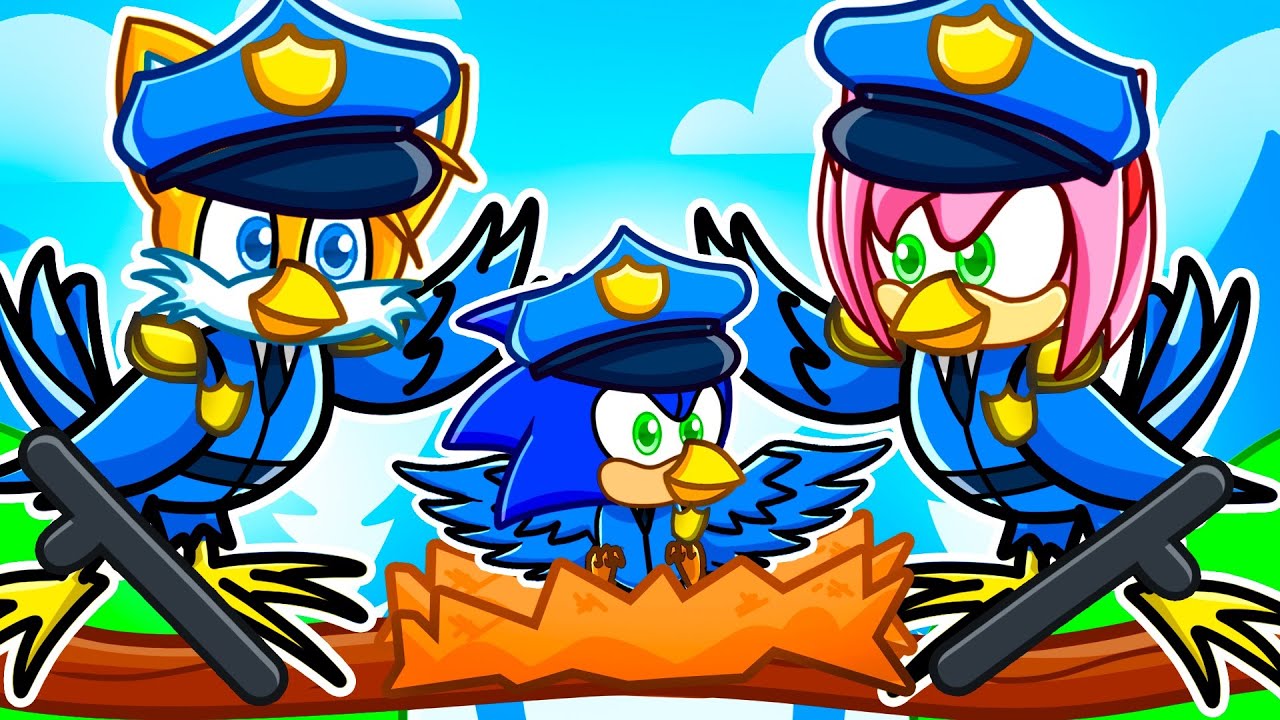 Born Into A POLICE BIRD FAMILY In Feather Family! (Roblox)