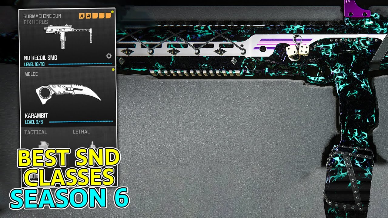Modern Warfare 3 Best SnD Class Setups & Settings Season 6! (MWIII Search and Destroy Class Guide)