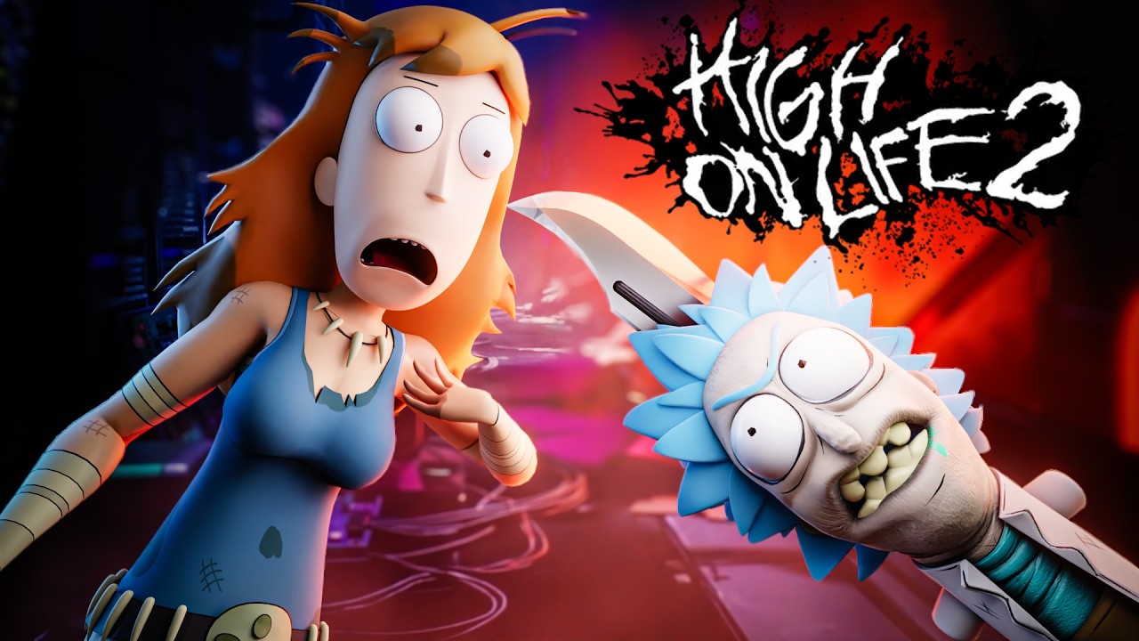 Игра High on Life 2, но испорчена модами.