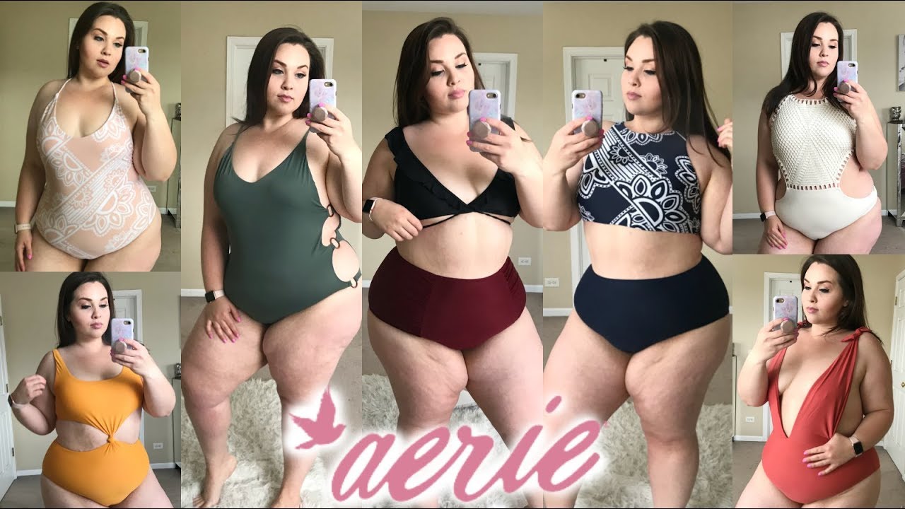 WILL IT FIT?! Aerie Swimwear 2018 |American Eagle Try On Haul|