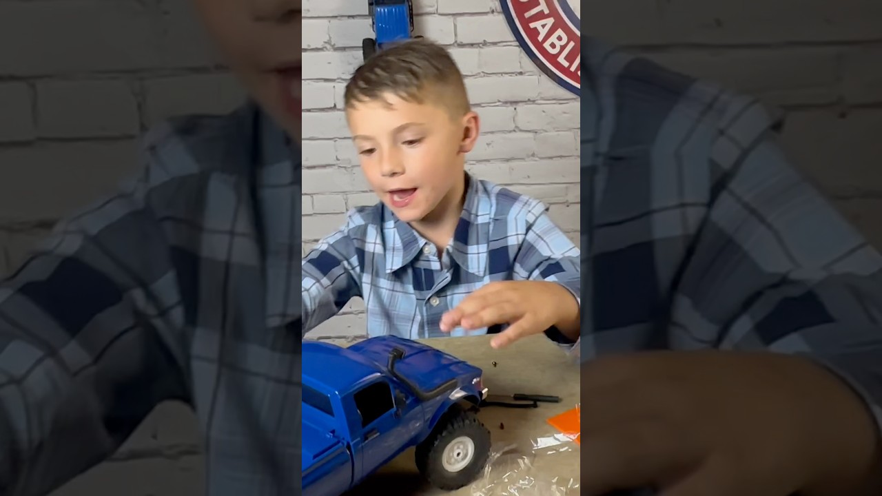 We bought the cheapest RC crawler I could find on Amazon and Axel is going to test it! #shorts