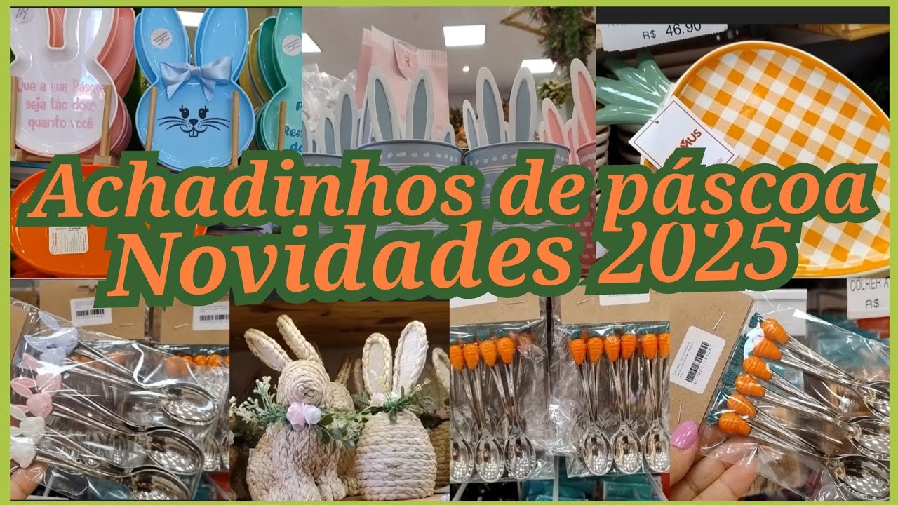 🐰 NOVIDADES DE PÁSCOA - 2025 NA RIZZO- ACHADINHOS