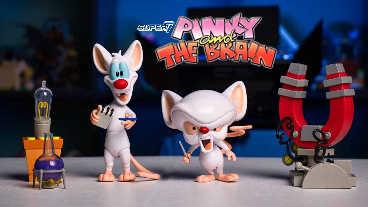 Super 7 Ultimates Animaniacs PINKY and the BRAIN Action Figure Review