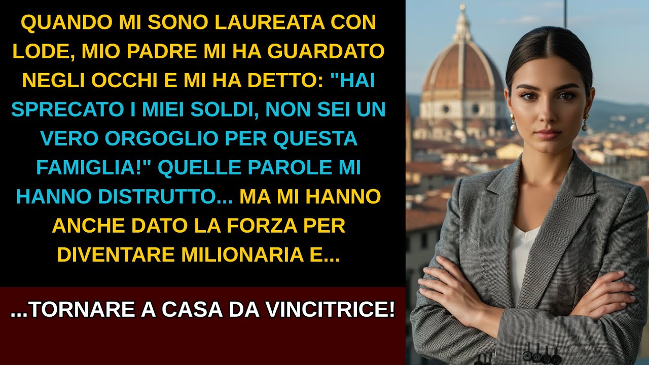 Quando mi sono laureata, papà ha detto: “Hai sprecato soldi, non sei un vero orgoglio”