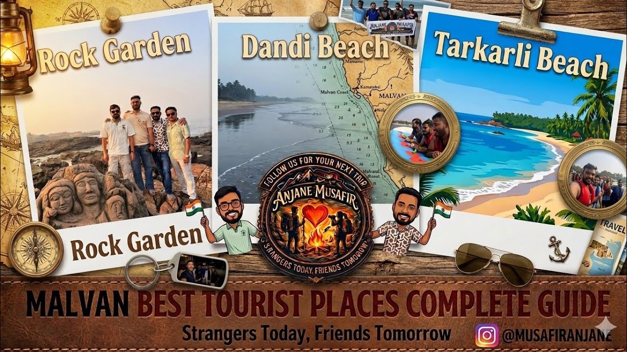 Malvan Tarkarli Trip Guide | Tourist Places in Malvan | Rock Garden & Tarkarli Beach Water Activites