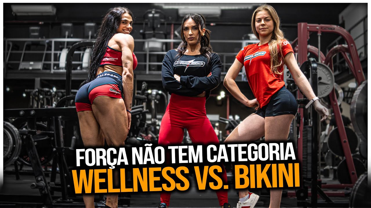 DESAFIO DE FORÇA: Wellness e Bikini podem treinar juntas?? | GLÚTEOS