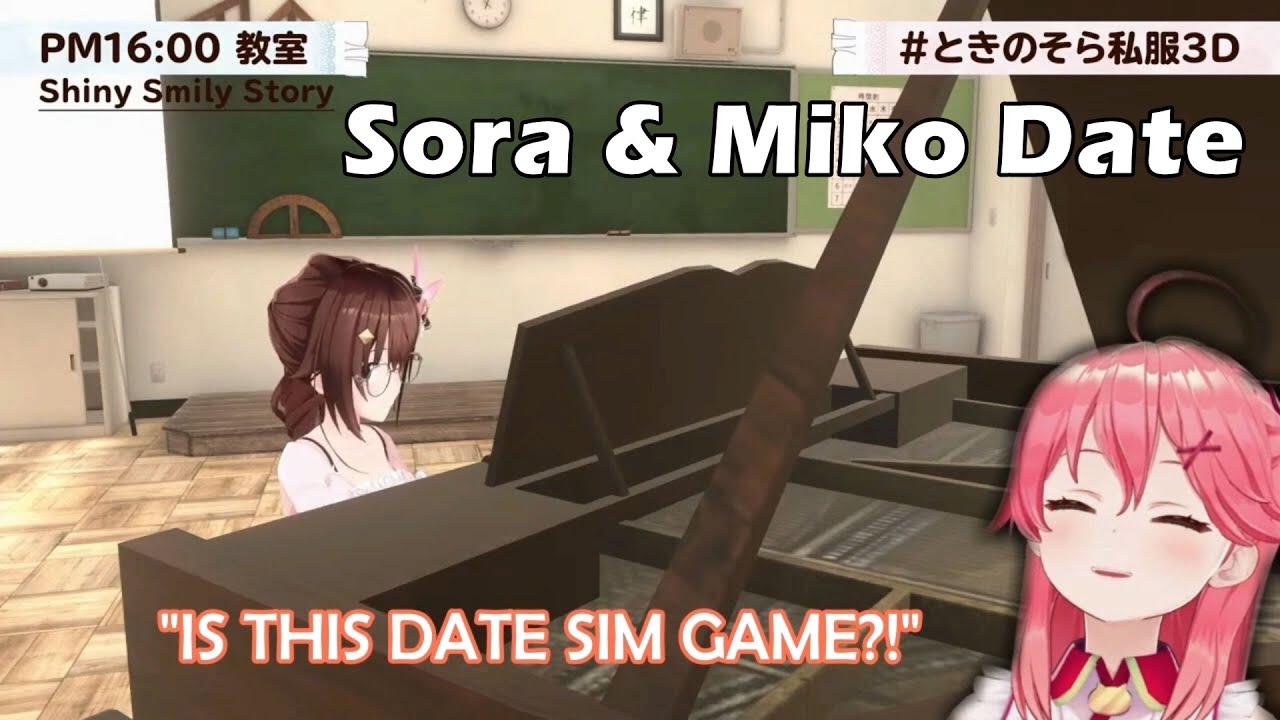 Sora-chan And Mikocchi Date 【Hololive English Sub】