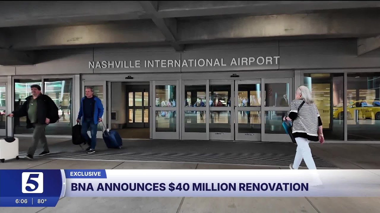 Nashville airport launches $40 million terminal renovation project
