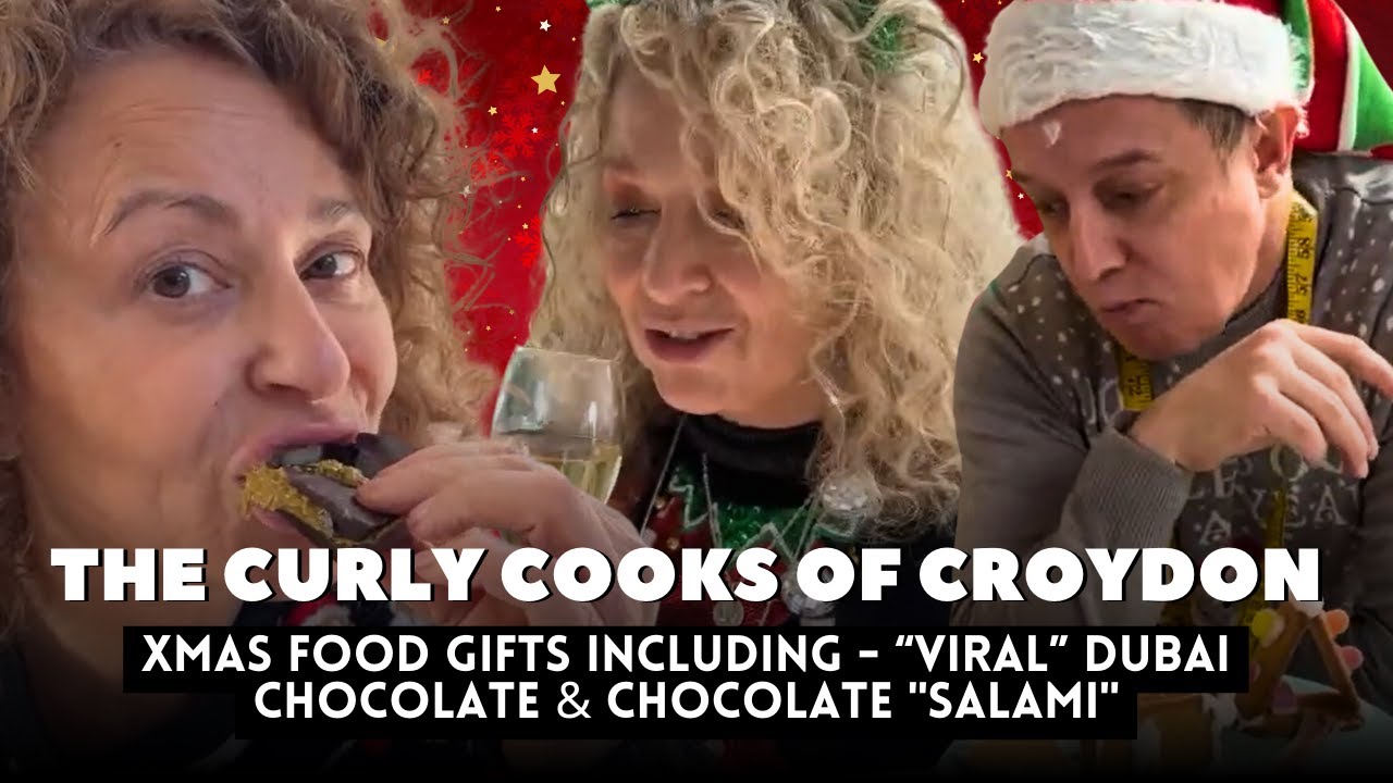 The Curly Cooks of Croydon XMAS FOOD GIFTS including - Viral Dubai Chocolate & Chocolate Salami #44