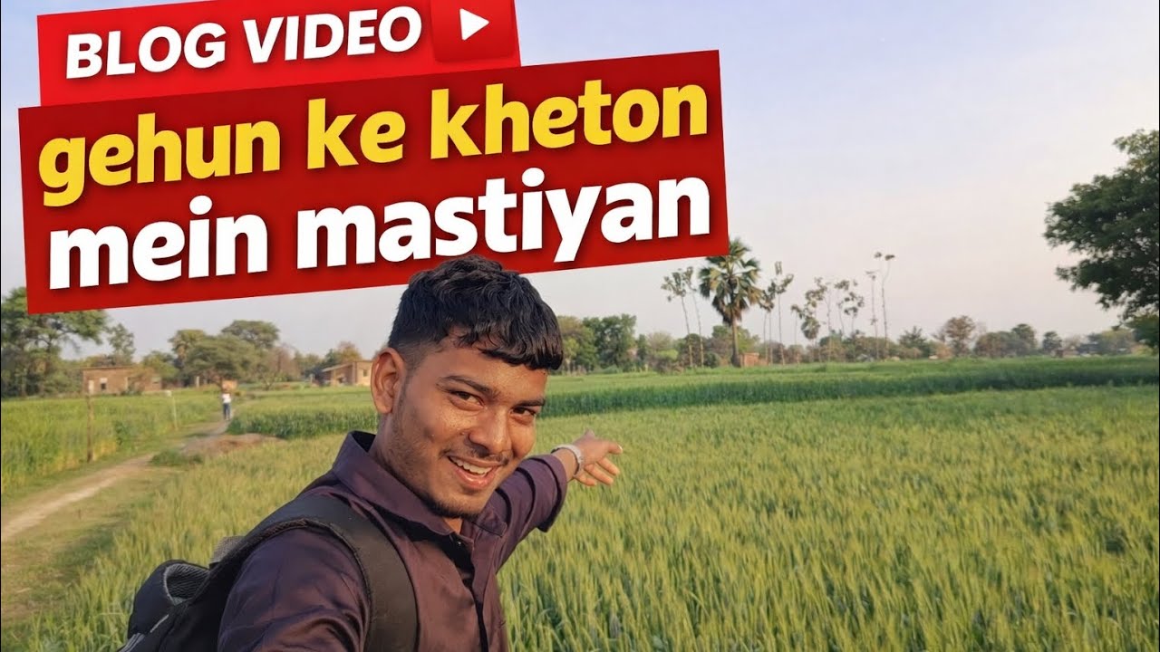 #vidoe gehun ke kheto me masti hai 