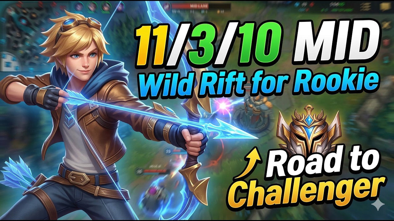 [Wild Rift] Ezreal Mid 11/3/10 – Insane Damage Carry - Skillshots Everywhere