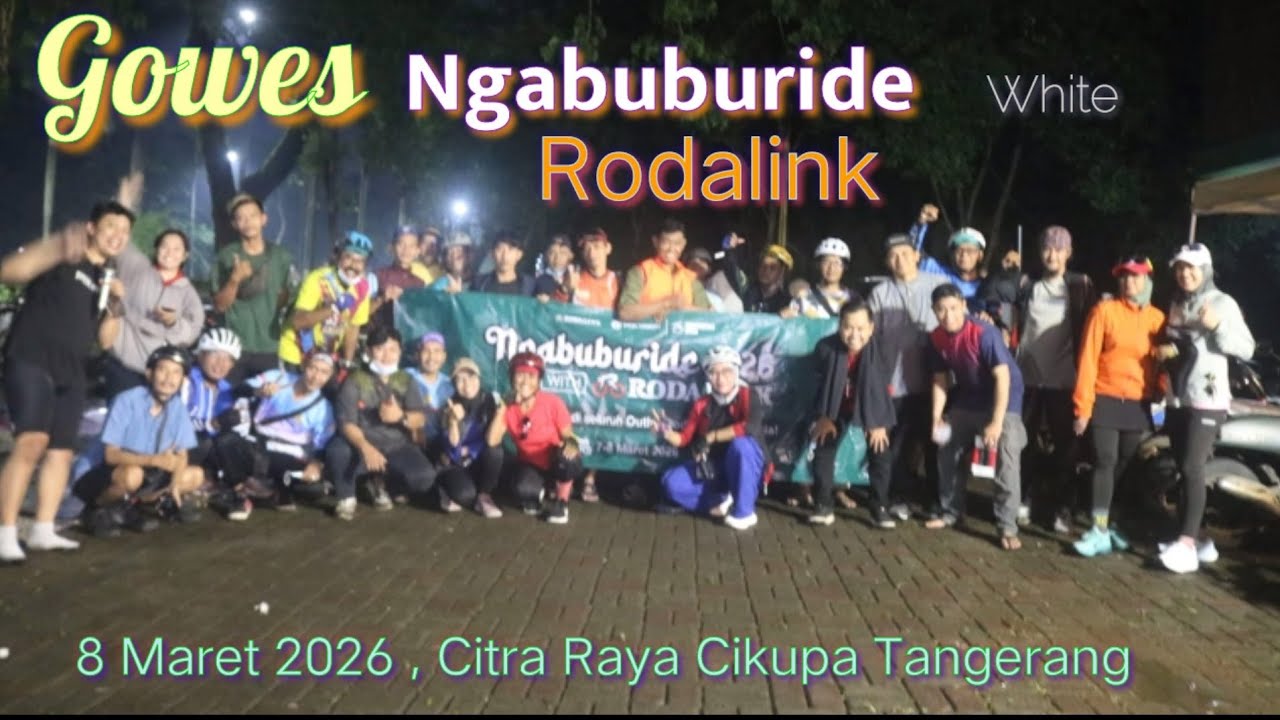 Gowes Ngabuburide bersama Rodalink Tangerang Citra Raya 