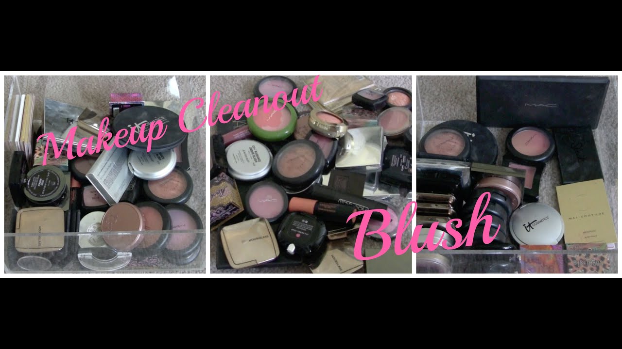 Makeup Declutter & Purge! | BLUSH COLLECTION