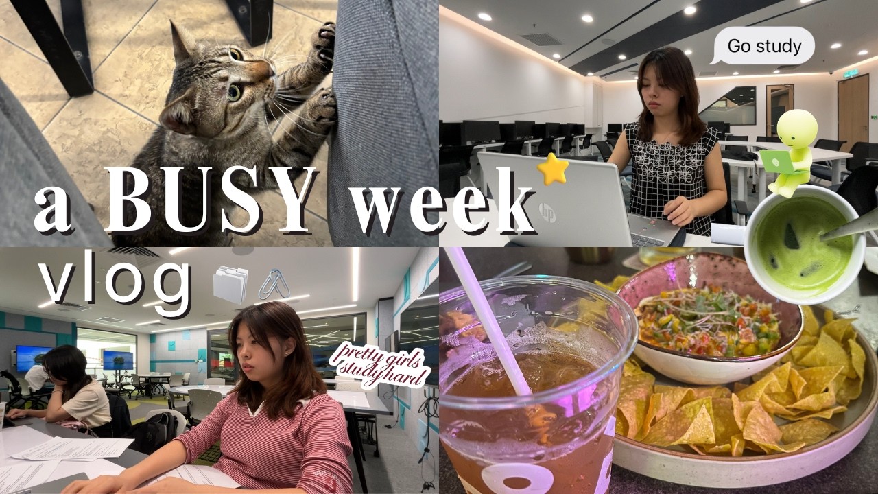 a BUSY week in my life as a COMMS student 💻📚