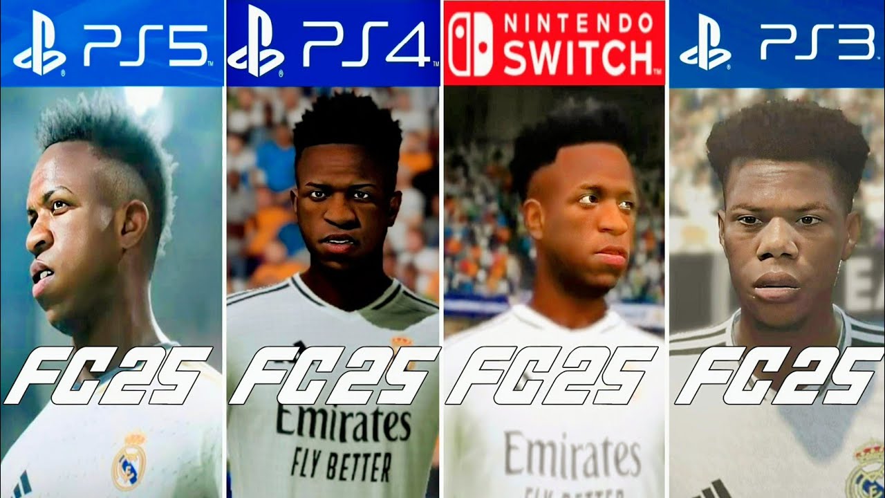 EA FC 25 | PS5 против PS4 против Nintendo Switch против PS3 — Сравнение