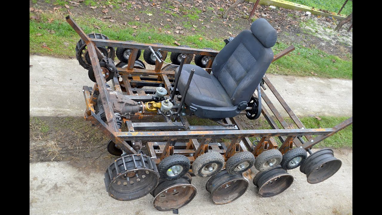 Homemade 300cc TANK / PART 6 ( Brake, Seat )