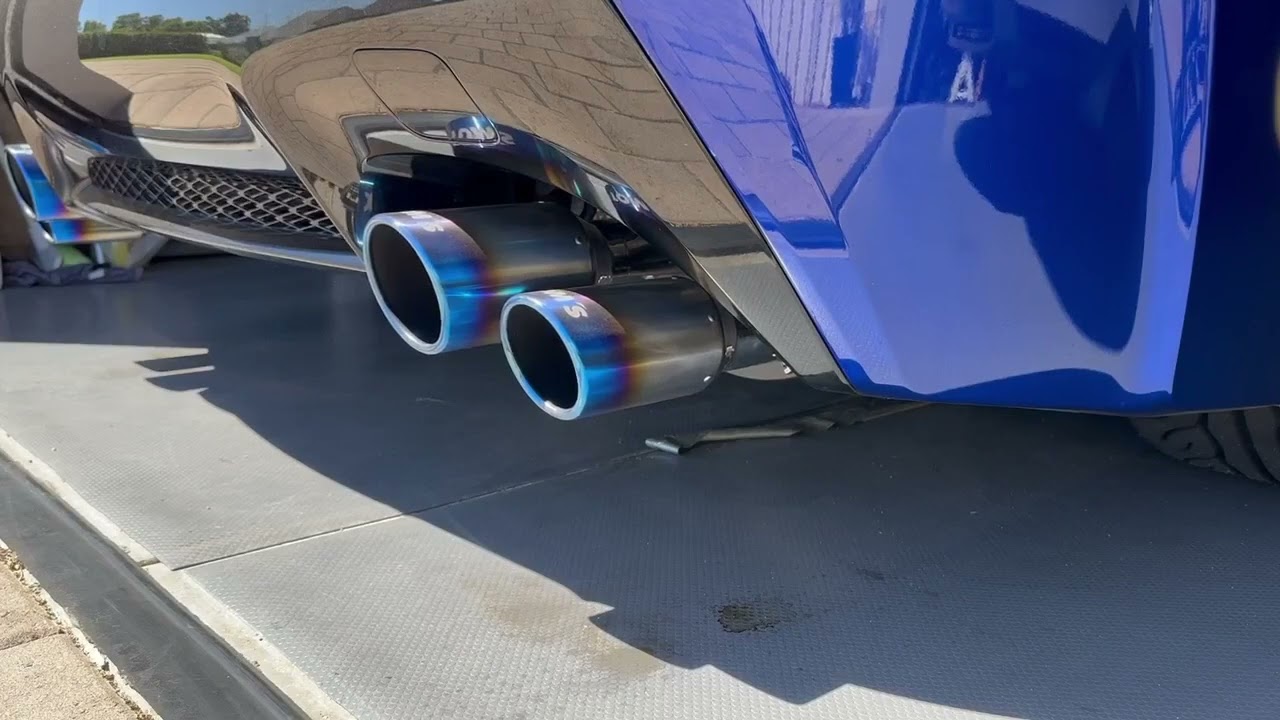 Lexus RCF Toms Barrel + Apexi Mid + Novel Headers **exotic sounds**