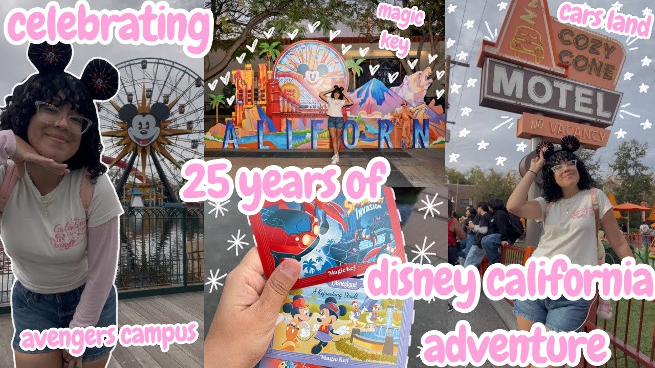 celebrating 25 years of disney california adventure: avengers campus, cars land, magic key event