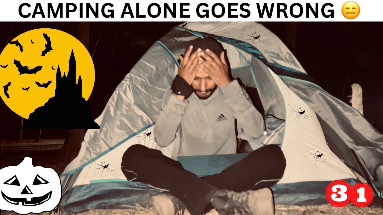 SOLO CAMPING GOES WRONG 😑 || NO FOOD || NO WATER 💧|| @Mani Backpacker shorts