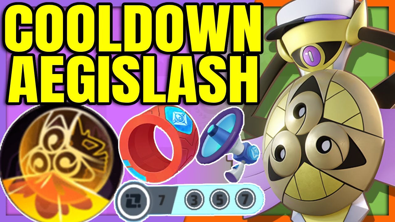 WIDE GUARD AEGISLASH combined with a COOLDOWN BUILD is insane | Pokemon Unite