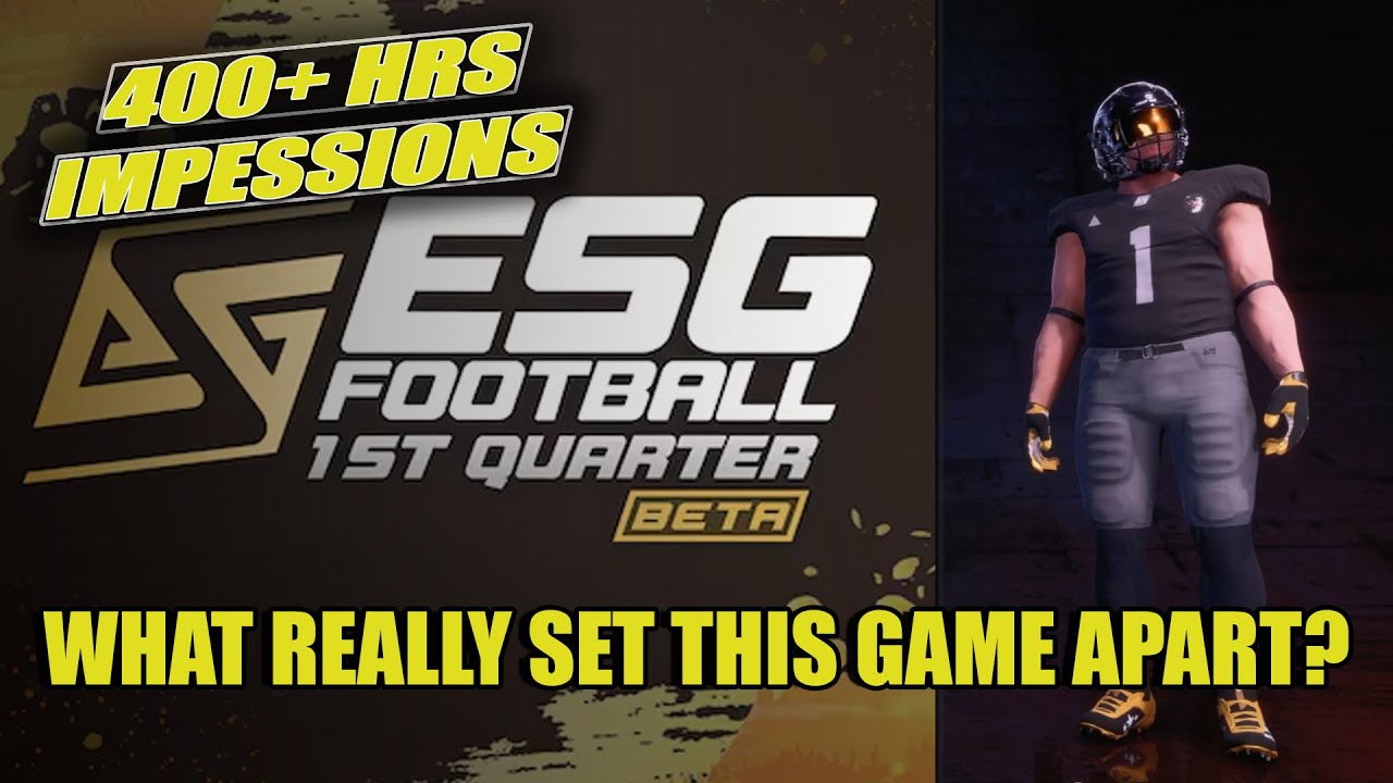 Первые впечатления от бета-версии ESG Football для PS5 за 1 квартал... Следующая игра на Xbox!!