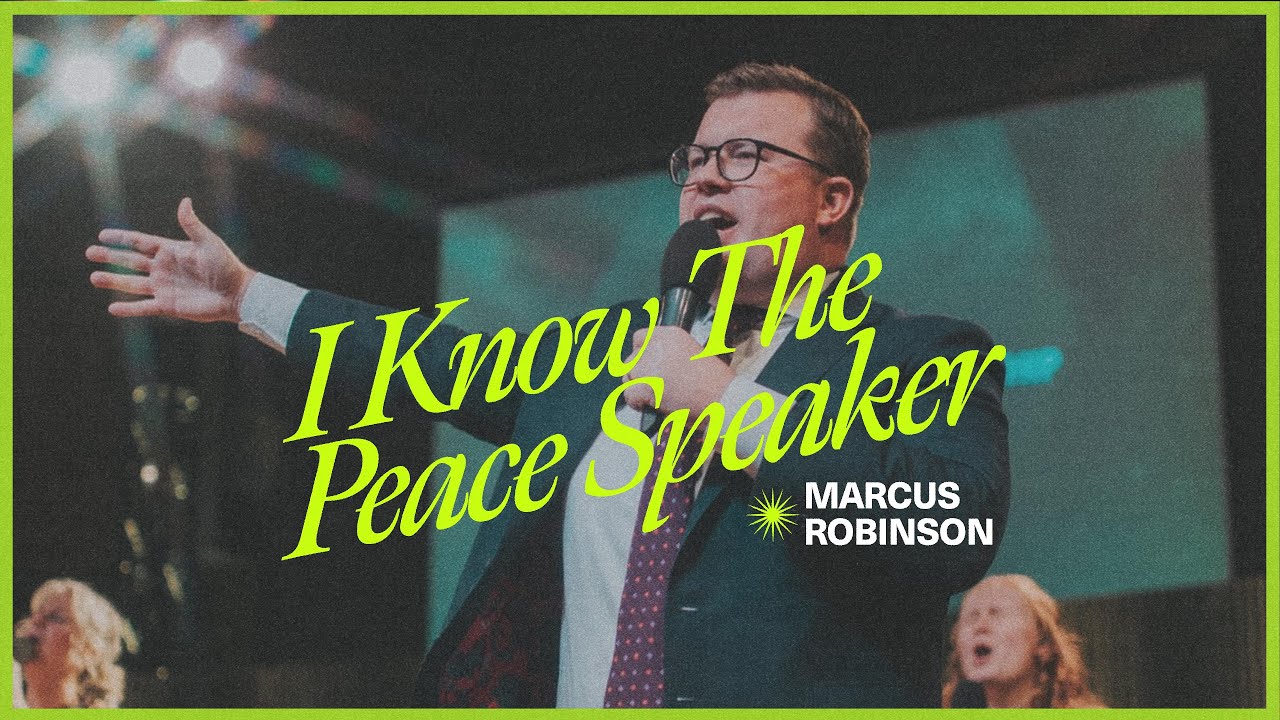 I Know The Peace Speaker | Marcus Robinson