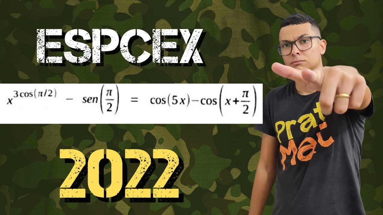 CORREÇÃO ESPCEX 2022-EQUAÇÃO TRIGONOMÉTRICA INTERESSANTE !