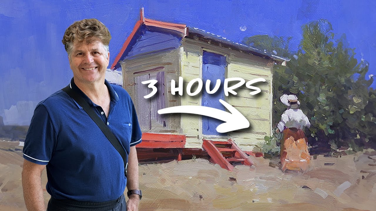 Beach House Painting (Step by Step)