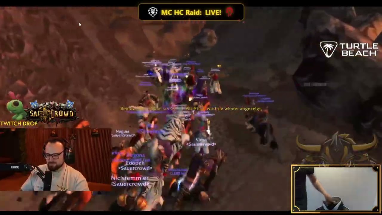 #Sauercrowd !Raid begleiten - einfach mal !chillen und !wow !zocken !kaffee !sam (Part 1/22)