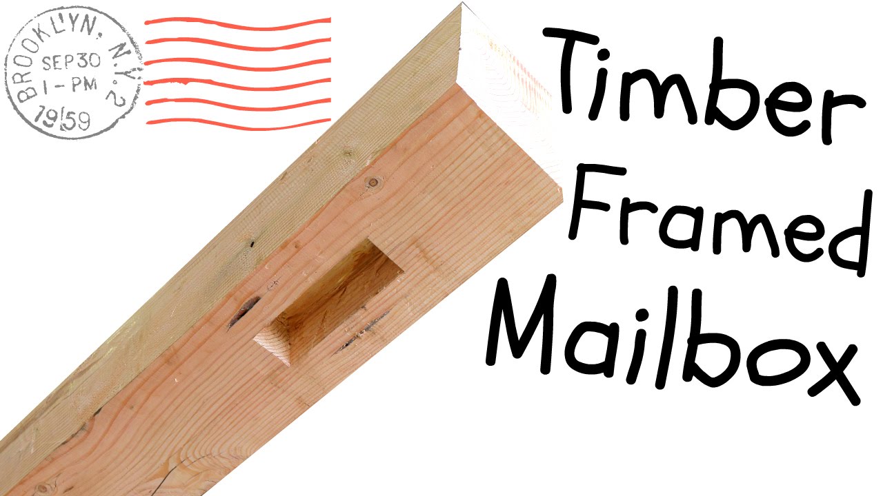 Timber Framing A Mailbox