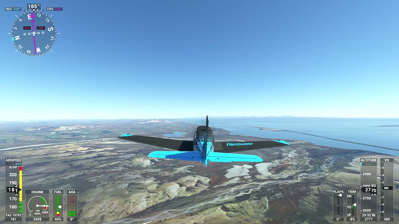 Wales to Brevig Mission, Alaska, FS2020