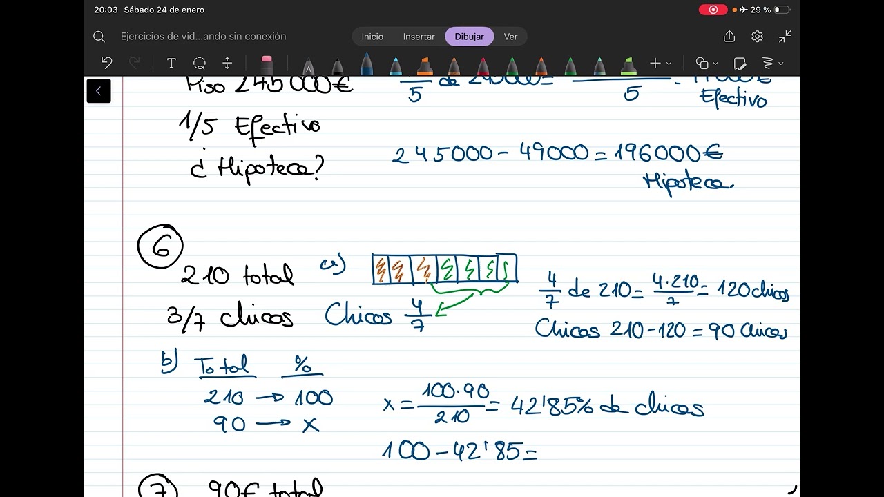 Ejercicios de recuperación 3ESO parte 2