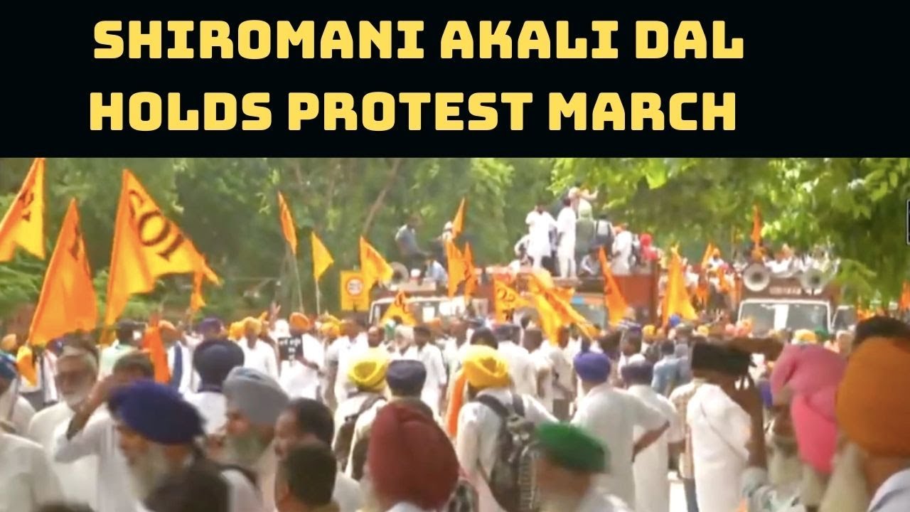Shiromani Akali Dal Holds Protest March In Delhi | Catch News