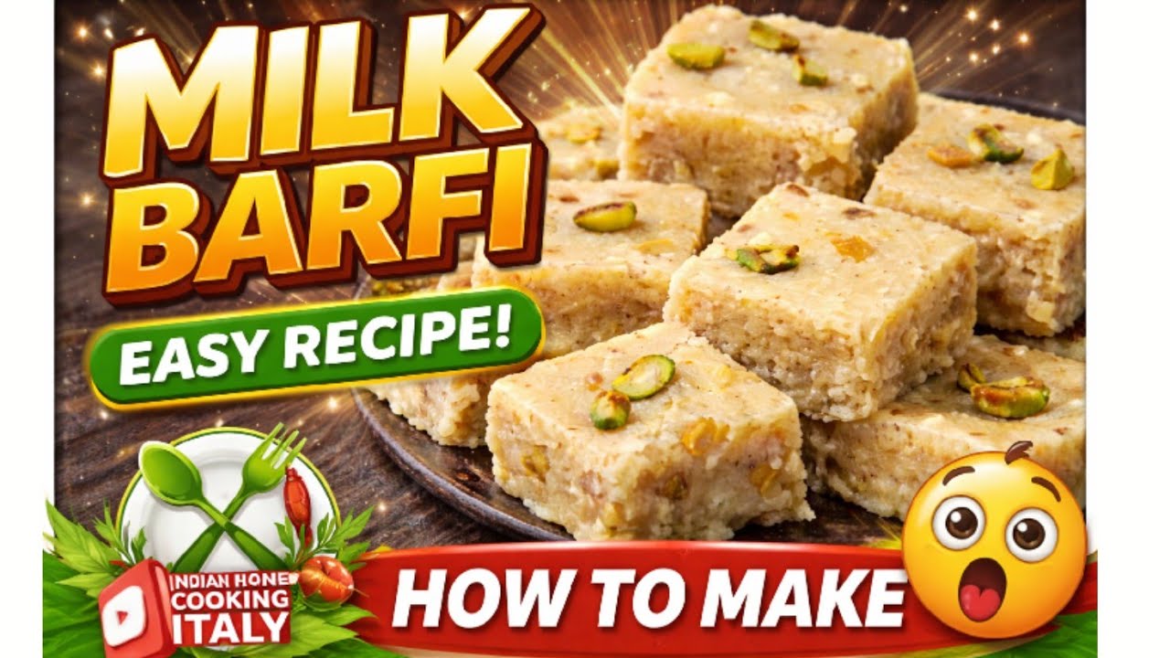 Milk Barfi Recipe | MILK POWER BARFI - HOW TO MAKE BARFI