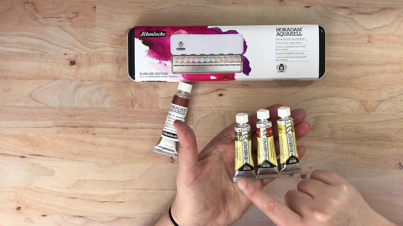 Jackson's Early Black Friday Haul (including Schmincke Special Edition Watercolor Palette Swatching)