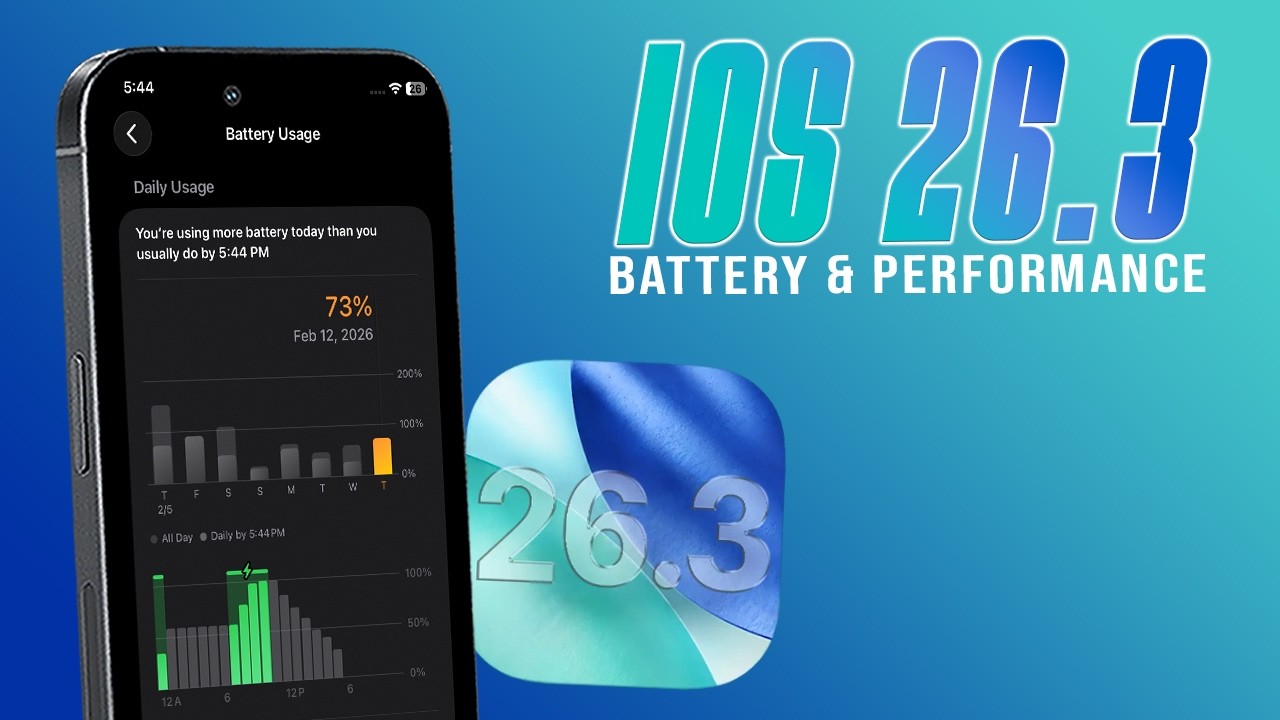 iOS 26.3 Battery Life, Performance (After 24 Hours)