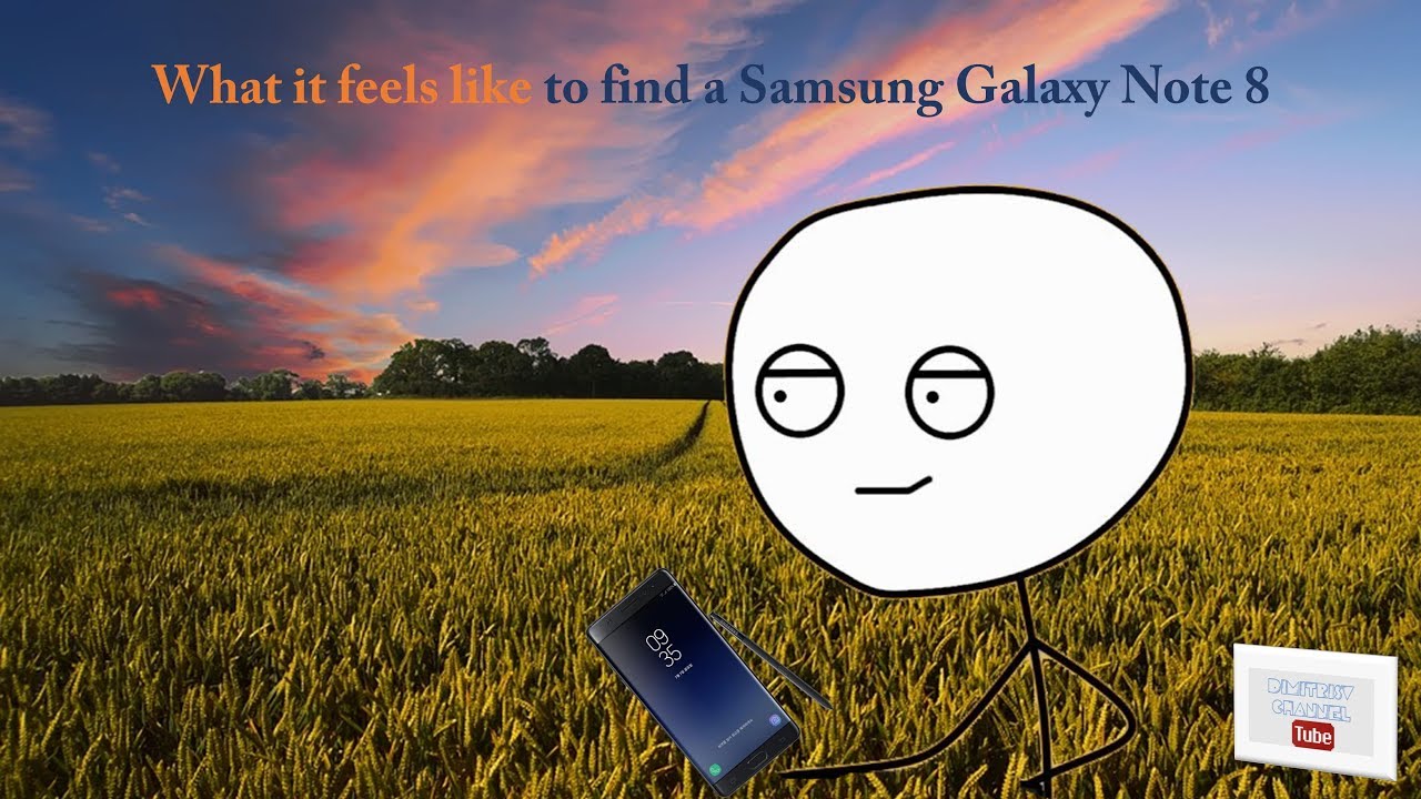 What It feels like to find a Samsung Galaxy Note 8