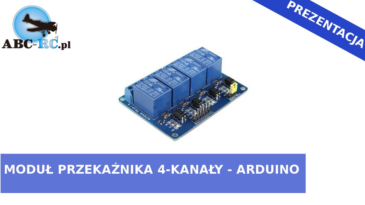 Moduł 4 przekaźników z optoizolacją do Arduino - ABC-RC.PL