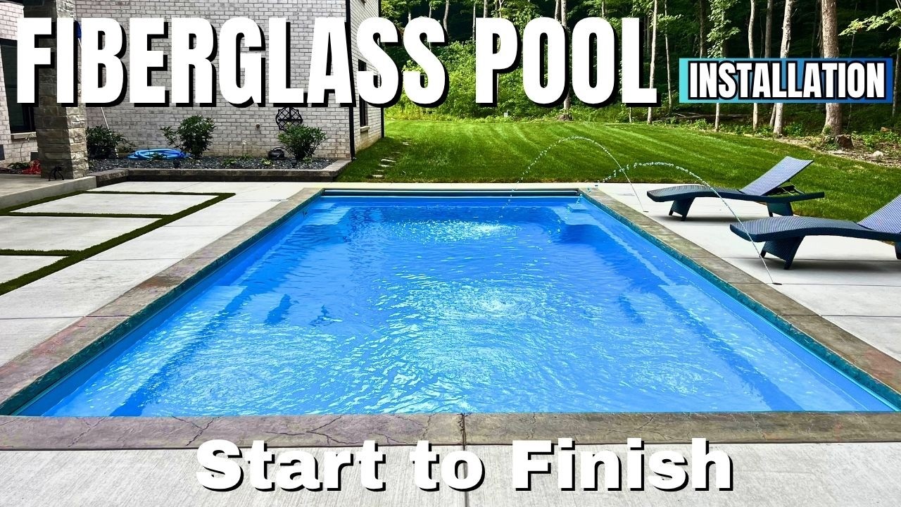 Fiberglass Pool Installation | Complete Project [Start To Finish] Raw
