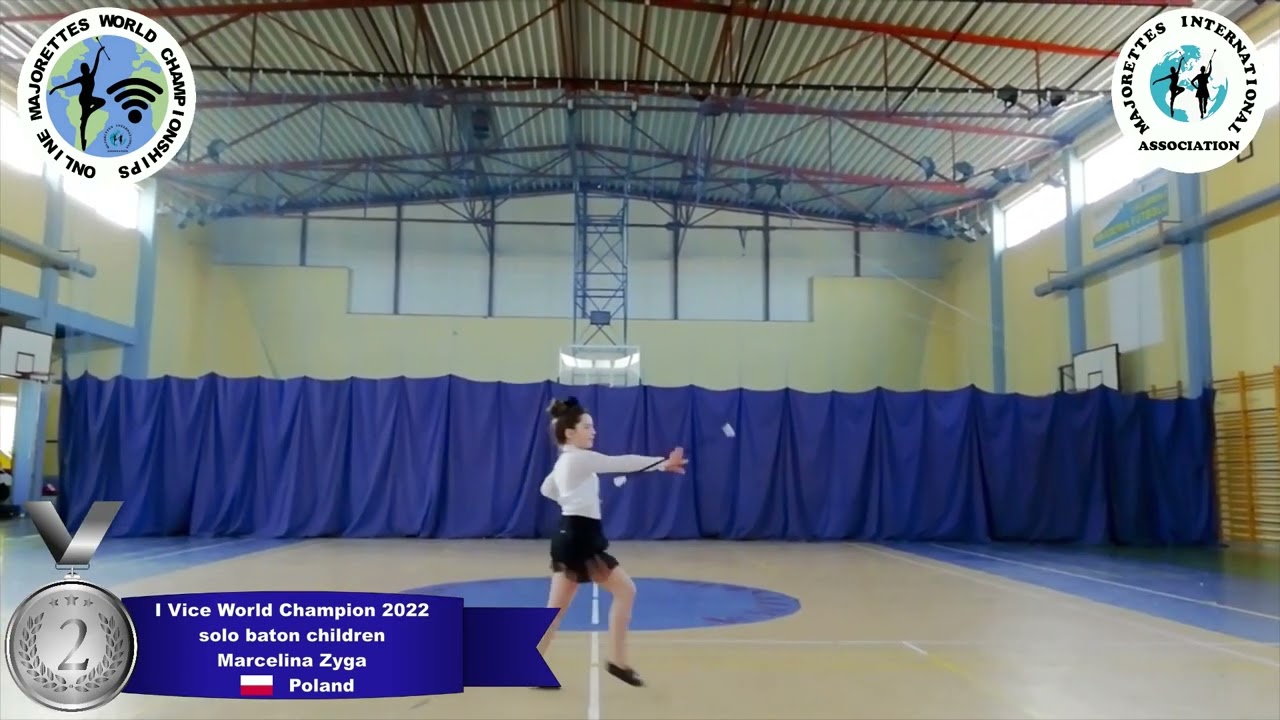 solo baton children - I Vice World Champion 2022 - Marcelina Zyga