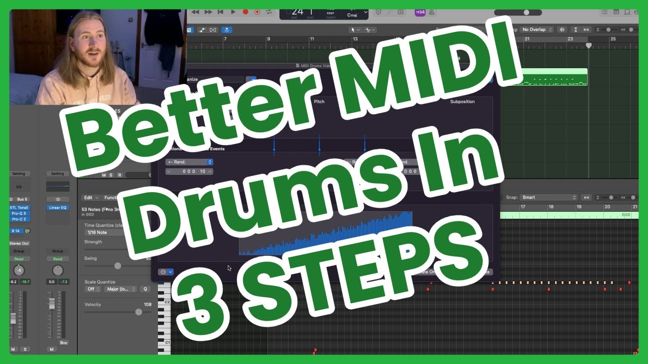 How To Get Better Sounding MIDI Drums (In 3 Steps)