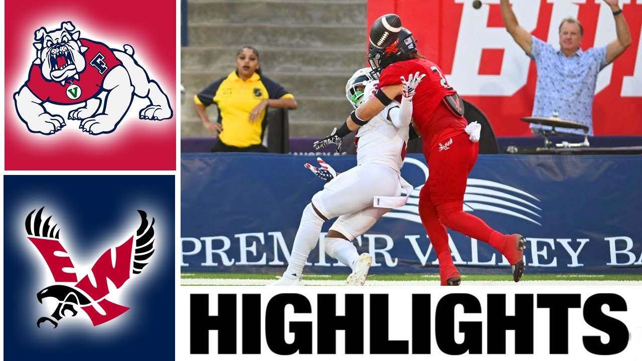 Fresno state vs Eastern Washington Highlights | College Football Week 2 | 2023 College Football