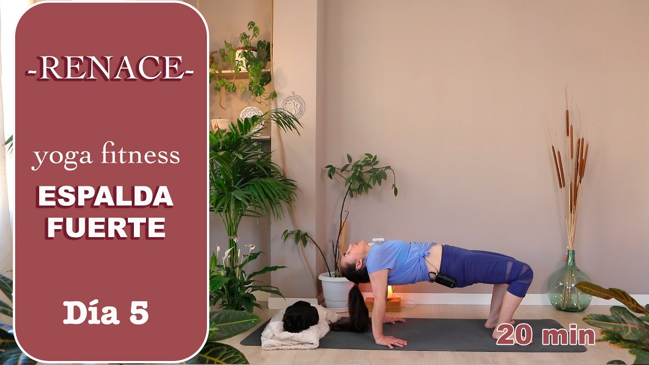 ESPALDA FUERTE  y joven / Clase de YOGA -FITNESS yoga (20 min.) Verena Boix