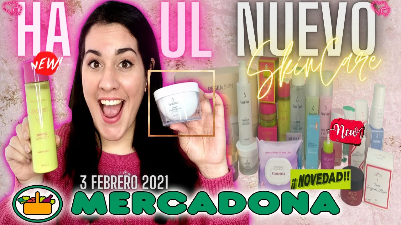 🔥SUPER HAUL MUCHAS NOVEDADES SKIN CARE DELIPLUS MERCADONA🔥3 DE FEBRERO 2021
