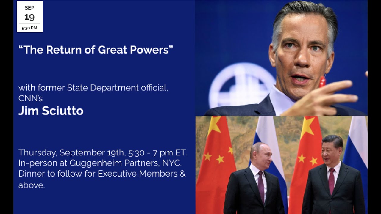 The Common Good Forum | The Return of Great Power Competition with Jim Sciutto